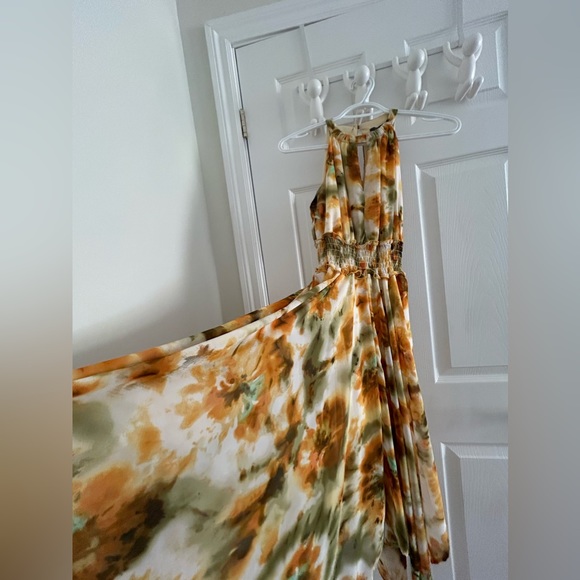 Suzy Shier Dresses & Skirts - Halter neck Tie Dye Sundress